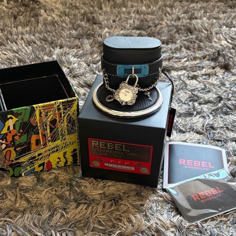 Rebels Women's Watch with Chain Accents